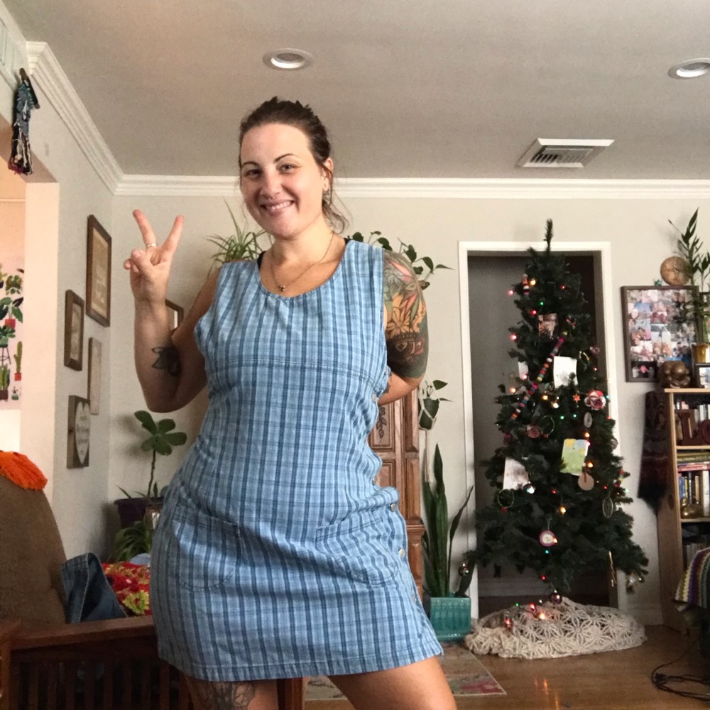 Vintage Pinafore Dress - Picture 5 of 11